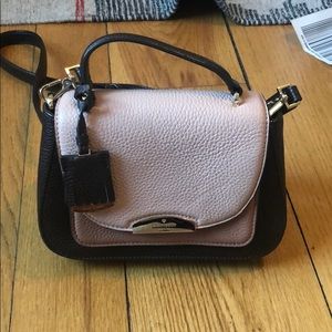 Brown and tan kate spade crossbody bag
